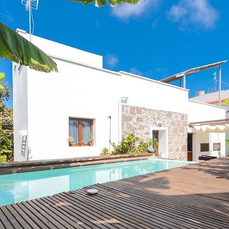 Villa Canaria Piscina Jacuzzi Jardin Santa Maria de Guia de Gran Canaria Exterior foto
