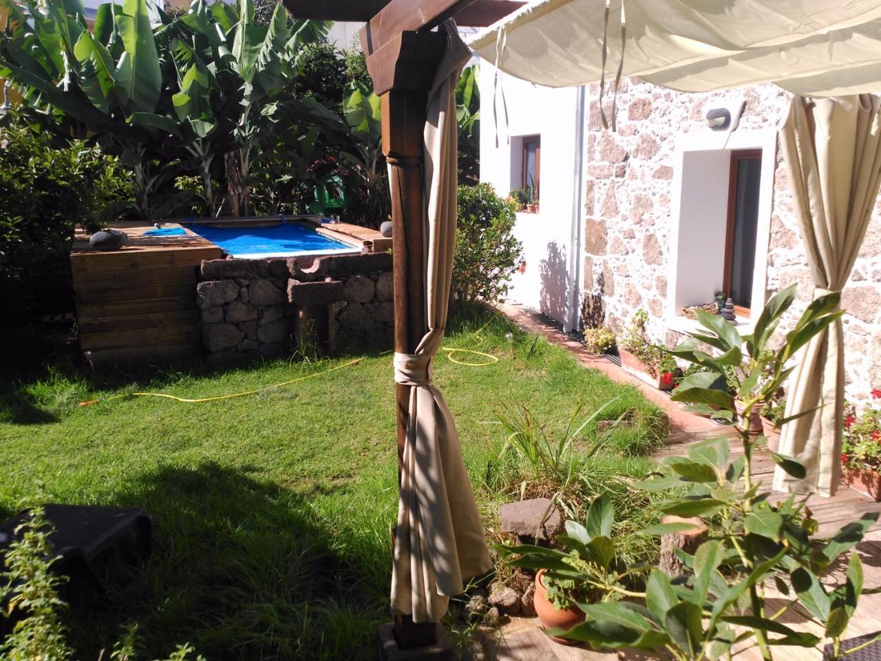 Villa Canaria Piscina Jacuzzi Jardin Santa Maria de Guia de Gran Canaria Exterior foto